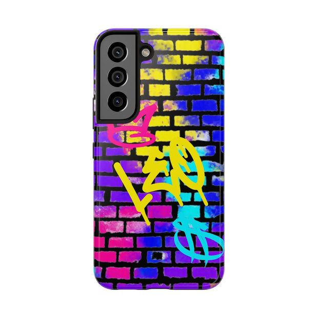 Leo Zodiac Graffiti Tough Phone Case – Vibrant Street Art Zodiac Design