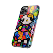 Pop Patchwork Kitty Tough Phone Case Printify