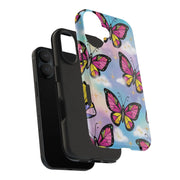 Retro Pop Art Butterfly Sky Tough Phone Case
