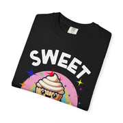 Sweet But Psycho Cupcake Comfort Colors Tee LavenderCeleste