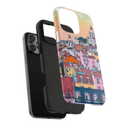 Lisbon Portugal Tough Phone Case – Pastel City Skyline Aesthetic
