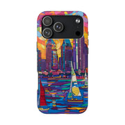 San Diego Skyline Pop Art Tough Phone Case LavenderCeleste