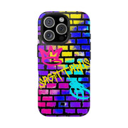 Sagittarius Graffiti Wall Zodiac Tough Phone Case LavenderCeleste