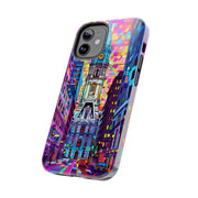 Philadelphia Pop Art Skyline Tough Phone Case LavenderCeleste
