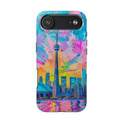 Toronto Pop Art Collage Skyline Tough Phone Case LavenderCeleste