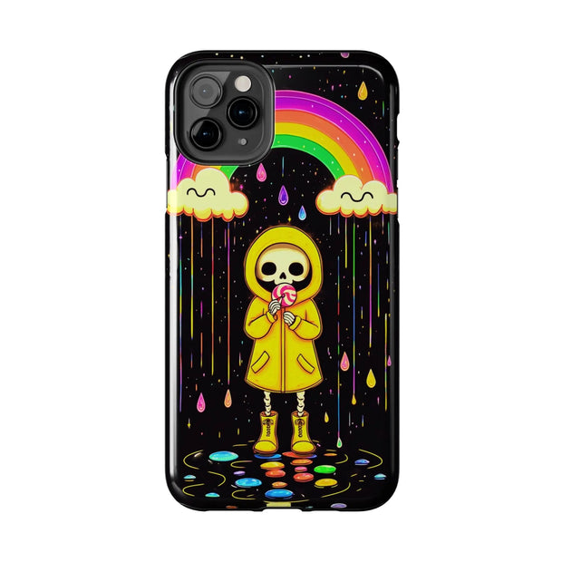 Rainbow Skeleton Lollipop Tough Phone Case LavenderCeleste
