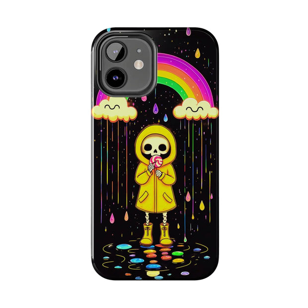 Rainbow Skeleton Lollipop Tough Phone Case LavenderCeleste