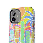 South Beach Miami Mosaic Art Tough Phone Case LavenderCeleste