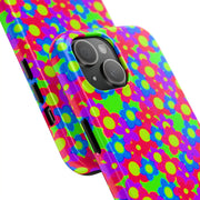 Retro Kawaii Bright Floral Pattern Tough Phone Case