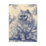 Persian Cat Canvas by Jouy Matte Canvas Art LavenderCeleste