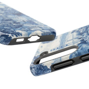 San Francisco Toile de Jouy Scenic Tough Phone Case LavenderCeleste