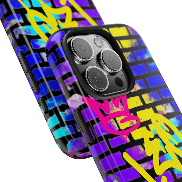 Leo Zodiac Graffiti Tough Phone Case – Vibrant Street Art Zodiac Design