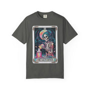 The Salty Bitch Skeleton Tarot Comfort Colors Tee LavenderCeleste