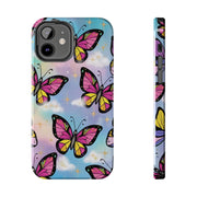 Retro Pop Art Butterfly Sky Tough Phone Case