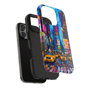 Times Square NYC Pop Art Tough Phone Case LavenderCeleste