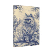 Persian Cat Canvas by Jouy Matte Canvas Art LavenderCeleste