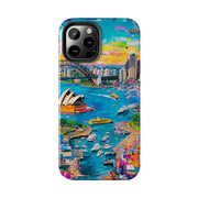 Sydney Collage Skyline Art Tough Phone Case LavenderCeleste