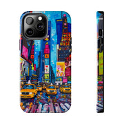 Times Square NYC Pop Art Tough Phone Case LavenderCeleste