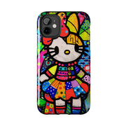 Pop Patchwork Kitty Tough Phone Case Printify