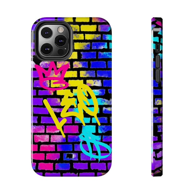 Leo Zodiac Graffiti Tough Phone Case – Vibrant Street Art Zodiac Design
