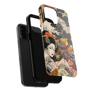 Golden Geisha Wave Japanese Art Tough Phone Case