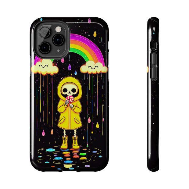 Rainbow Skeleton Lollipop Tough Phone Case LavenderCeleste