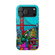 San Francisco Pop Art Colorful City Tough Phone Case LavenderCeleste