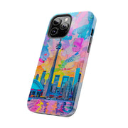 Toronto Pop Art Collage Skyline Tough Phone Case LavenderCeleste