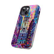 Philadelphia Pop Art Skyline Tough Phone Case LavenderCeleste
