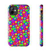 Retro Kawaii Bright Floral Pattern Tough Phone Case
