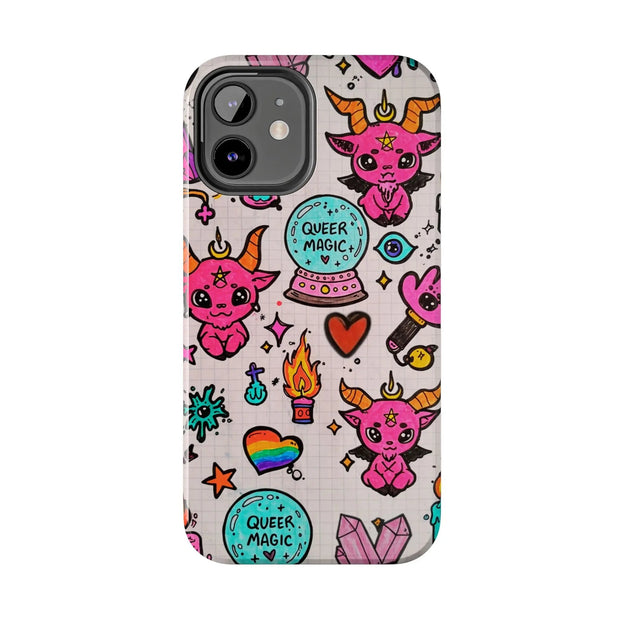 Queer Magic Pride Witchcore Tough Phone Case LavenderCeleste