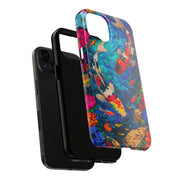 Vibrant Koi Pond Pop Art Tough Phone Case