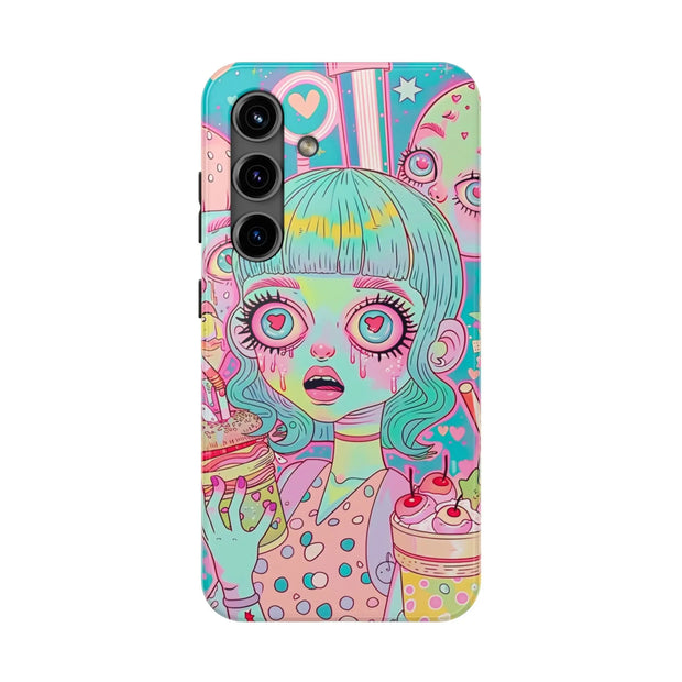 Kawaii Diner Zombies Pastel Chaos Tough Phone Case
