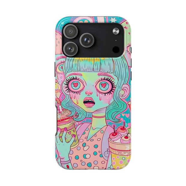 Kawaii Diner Zombies Pastel Chaos Tough Phone Case