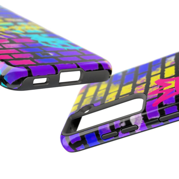 Sagittarius Graffiti Wall Zodiac Tough Phone Case LavenderCeleste