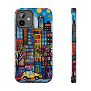 Upper Eastside NYC Pop Art Tough Phone Case LavenderCeleste