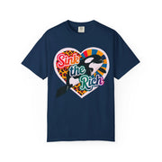 Sink the Rich Retro Orca Activist Comfort Colors Tee LavenderCeleste