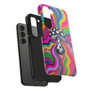 Psychedelic Rainbow Mushroom Art – Trippy Tough Case LavenderCeleste