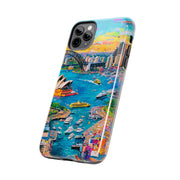 Sydney Collage Skyline Art Tough Phone Case LavenderCeleste