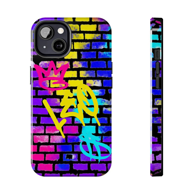 Leo Zodiac Graffiti Tough Phone Case – Vibrant Street Art Zodiac Design
