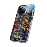Upper Eastside NYC Pop Art Tough Phone Case LavenderCeleste