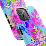 Pastel Goth Kawaii Baphomet Tough Phone Case LavenderCeleste