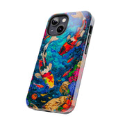 Vibrant Koi Pond Pop Art Tough Phone Case