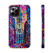 Philadelphia Pop Art Skyline Tough Phone Case LavenderCeleste