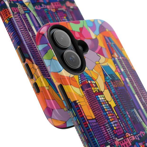 San Diego Skyline Pop Art Tough Phone Case LavenderCeleste