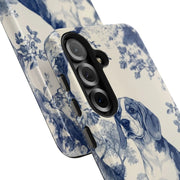 Blue Toile Beagle Country Scenic Tough Phone Case LavenderCeleste