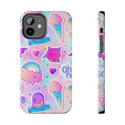 Pastel Goth Kawaii Graveyard Tough Phone Case LavenderCeleste