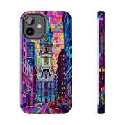 Philadelphia Pop Art Skyline Tough Phone Case LavenderCeleste