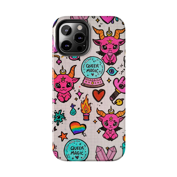 Queer Magic Pride Witchcore Tough Phone Case LavenderCeleste
