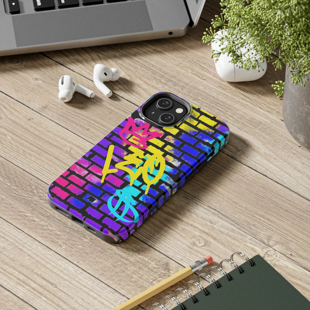 Leo Zodiac Graffiti Tough Phone Case – Vibrant Street Art Zodiac Design